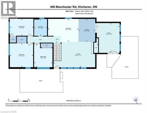 Floor plan - 400 Manchester Road, Kitchener, ON - Other