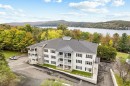 Façade - 8-977 Ch. Massawippi, North Hatley, QC  - Outdoor With Body Of Water With View 