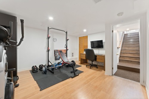 Sous-sol - 3960 Rue Principale, Dunham, QC - Indoor Photo Showing Gym Room