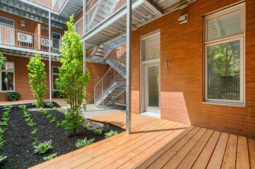 Terrasse - 1112 Rue De Bellechasse, Montréal (Rosemont/La Petite-Patrie), QC - Outdoor With Deck Patio Veranda With Exterior