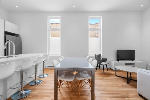 Salle à manger - 1112 Rue De Bellechasse, Montréal (Rosemont/La Petite-Patrie), QC - Indoor Photo Showing Dining Room