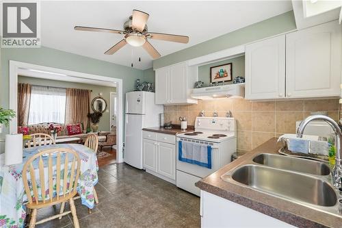 54 Bingham Road, Hamilton, ON - Indoor Photo Showing Kitchen With Double Sink
