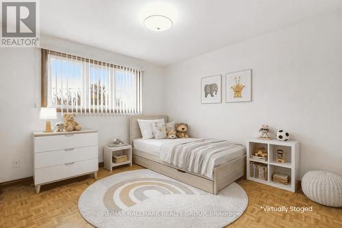 Virtually Staged Second Bedroom - 1310 Ferguson Street, Ottawa, ON - Indoor Photo Showing Bedroom