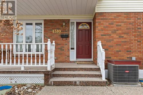 Welcoming Covered Front Entrance - 1310 Ferguson Street, Ottawa, ON - Outdoor With Exterior