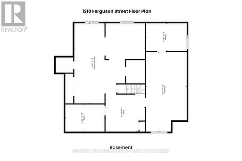 Basement Layout - 1310 Ferguson Street, Ottawa, ON - Other