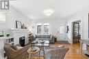 199 Kensington Avenue S, Hamilton, ON  - Indoor Photo Showing Living Room With Fireplace 