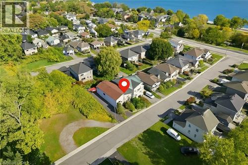 Aerial view of residential area - 21 Arden Avenue, Hamilton, ON 