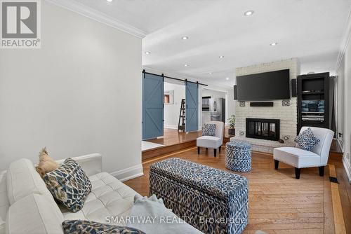 11 Meadow Drive, Caledon, ON - Indoor Photo Showing Living Room With Fireplace