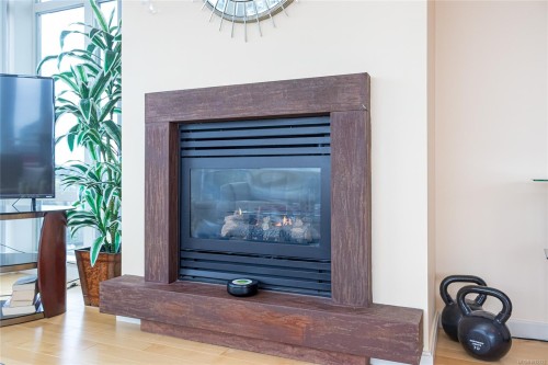 1402-38 Front St, Nanaimo, BC - Indoor With Fireplace