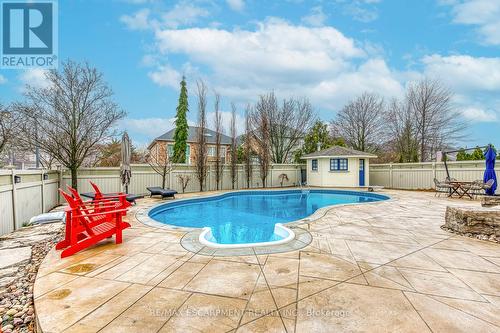 4267 Sarazen Drive, Burlington, ON - Outdoor With In Ground Pool With Deck Patio Veranda