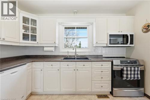 55 Berkley Crescent, Simcoe, ON - Indoor Photo Showing Kitchen With Double Sink