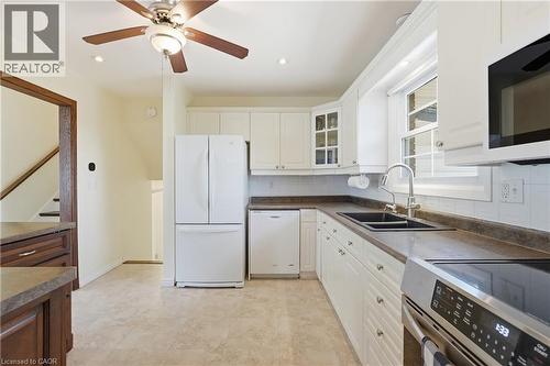 55 Berkley Crescent, Simcoe, ON - Indoor Photo Showing Kitchen With Double Sink