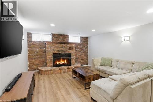 55 Berkley Crescent, Simcoe, ON - Indoor With Fireplace
