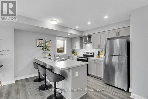 512 Pilot Private, Ottawa, ON - Indoor Photo Showing Kitchen With Stainless Steel Kitchen With Double Sink With Upgraded Kitchen