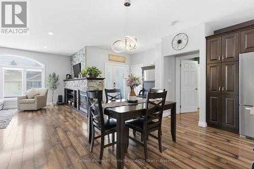 217 Britannia Road E, Goderich (Goderich (Town)), ON - Indoor Photo Showing Dining Room With Fireplace