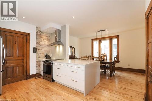 18 Theresa Street, Kitchener, ON - Indoor Photo Showing Kitchen With Upgraded Kitchen