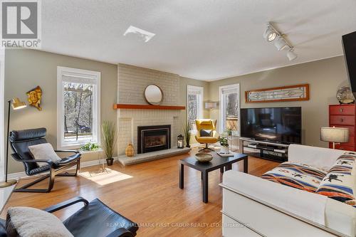 Family Room - 39 Kennett Drive, Whitby (Lynde Creek), ON - Indoor Photo Showing Living Room With Fireplace