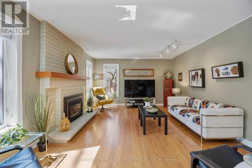 Family Room - 39 Kennett Drive, Whitby (Lynde Creek), ON - Indoor Photo Showing Living Room With Fireplace