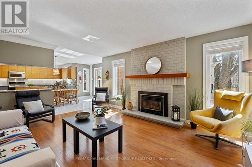 Family Room - 39 Kennett Drive, Whitby (Lynde Creek), ON - Indoor Photo Showing Living Room With Fireplace