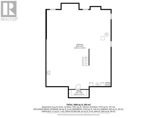 Basement Floor Plan - 39 Kennett Drive, Whitby (Lynde Creek), ON - Other