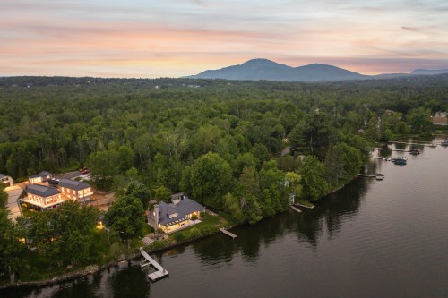 Photo aérienne - 916 Ch. Viens, Magog, QC - Outdoor With Body Of Water With View