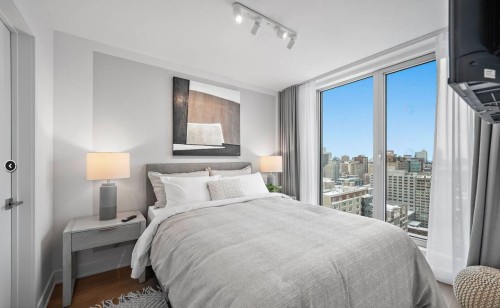 Bedroom - 2505-2300 Rue Tupper, Montréal (Ville-Marie), QC - Indoor Photo Showing Bedroom