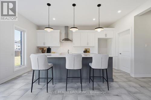 64 Basil Crescent, Middlesex Centre (Ilderton), ON - Indoor Photo Showing Kitchen With Upgraded Kitchen