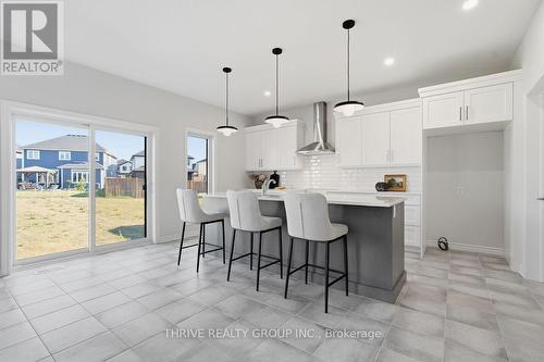 64 Basil Crescent, Middlesex Centre (Ilderton), ON - Indoor Photo Showing Kitchen With Upgraded Kitchen