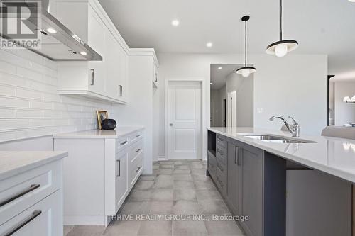 64 Basil Crescent, Middlesex Centre (Ilderton), ON - Indoor Photo Showing Kitchen With Upgraded Kitchen