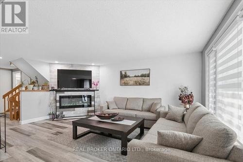 3 - 481 Beechwood Drive, Waterloo, ON - Indoor Photo Showing Living Room With Fireplace