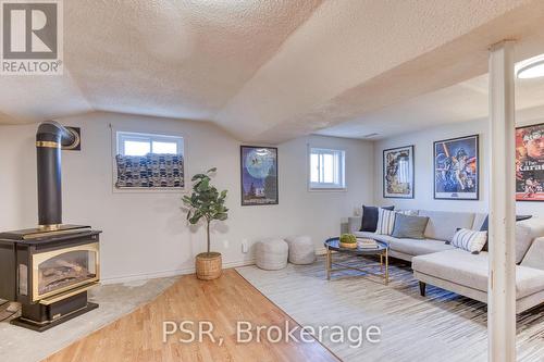 231 Heritage Drive, Kitchener, ON - Indoor Photo Showing Living Room With Fireplace