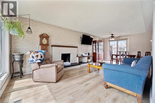 18 Close Avenue, Cambridge, ON - Indoor Photo Showing Living Room With Fireplace