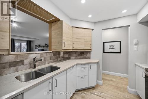 B - 35 Robinson Avenue, Ottawa, ON - Indoor Photo Showing Kitchen With Double Sink