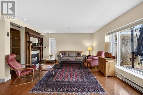 424 Lochaber Avenue, Ottawa, ON - Indoor Photo Showing Living Room With Fireplace