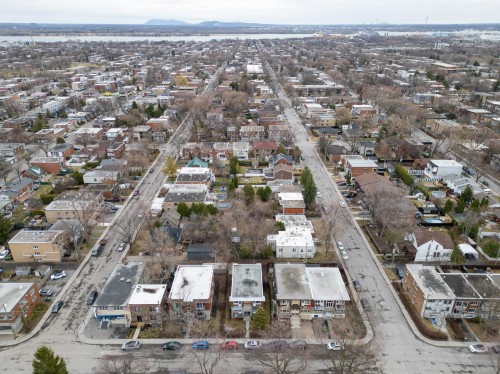 Photo aérienne - 8570 Rue De Grosbois, Montréal (Mercier/Hochelaga-Maisonneuve), QC - Outdoor With View