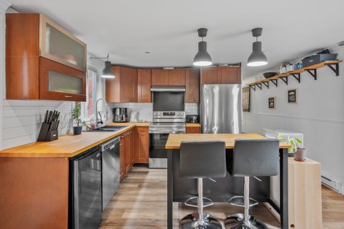 Intérieur - 15 4E Rue E., Saint-Mathieu, QC - Indoor Photo Showing Kitchen With Double Sink