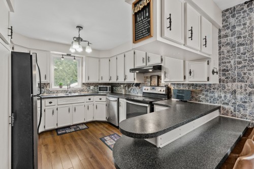 Cuisine - 1170 Ch. De La Rivière-Blanche, Saint-Jean-De-Matha, QC - Indoor Photo Showing Kitchen With Double Sink