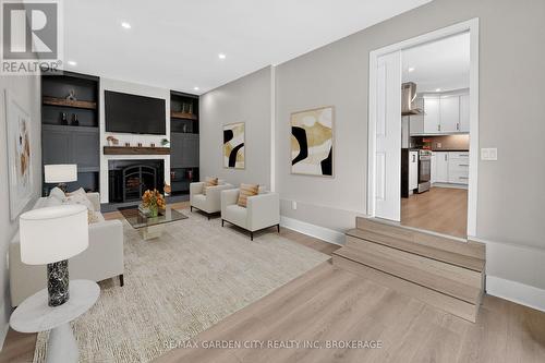 77 Balmoral Avenue, Welland (Lincoln/Crowland), ON - Indoor With Fireplace