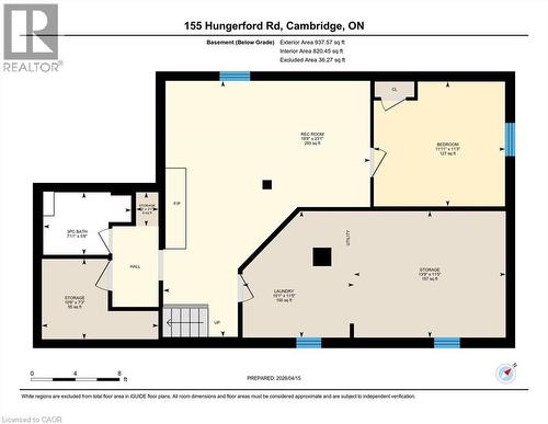 Floor plan - 155 Hungerford Road, Cambridge, ON - Other