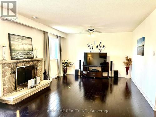 68 Sawley Drive, Toronto, ON - Indoor Photo Showing Living Room With Fireplace
