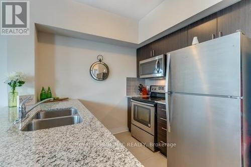 207 - 10 Concord Place, Grimsby (Grimsby Beach), ON - Indoor Photo Showing Kitchen With Stainless Steel Kitchen With Double Sink