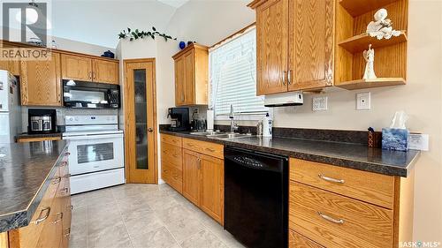 15B Downing Drive, Lanigan, SK - Indoor Photo Showing Kitchen With Double Sink