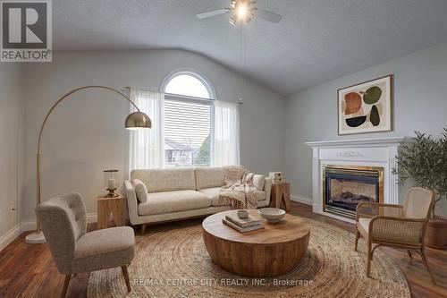 42 Oldewood Crescent, St. Thomas, ON - Indoor Photo Showing Living Room With Fireplace
