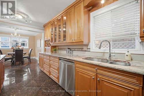Backsplash - 1311 Underwood Drive, Mississauga, ON - Indoor Photo Showing Kitchen With Double Sink