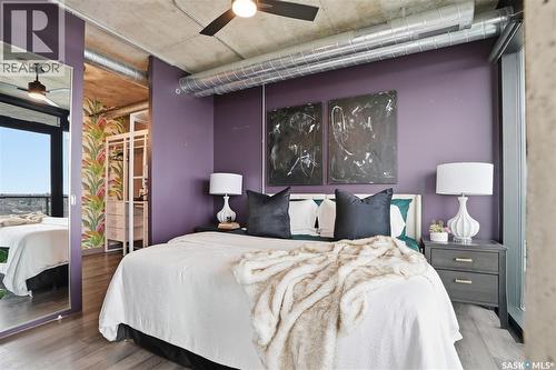 1505 490 2Nd Avenue S, Saskatoon, SK - Indoor Photo Showing Bedroom