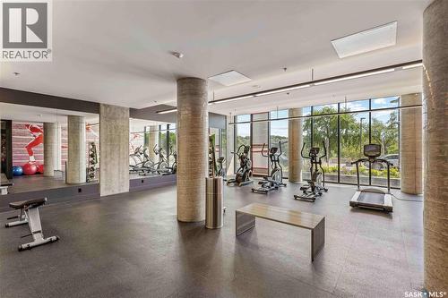 1505 490 2Nd Avenue S, Saskatoon, SK - Indoor Photo Showing Gym Room