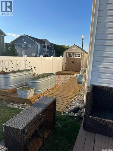 4301 Green Poplar Lane, Regina, SK - Outdoor With Deck Patio Veranda