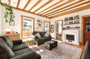 Salon - 365 Ch. Chamberlain, Dixville, QC  - Indoor Photo Showing Living Room With Fireplace 