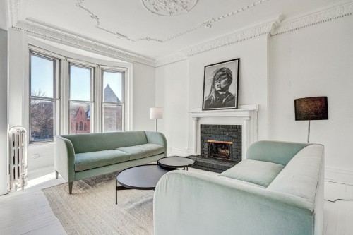 Living Room - 3-4219 Boul. De Maisonneuve O., Westmount, QC - Indoor Photo Showing Living Room With Fireplace