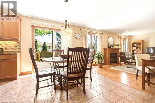 176 Granite Hill Road, Cambridge, ON - Indoor Photo Showing Dining Room With Fireplace